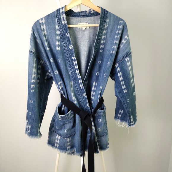 Current/Elliott Jackets & Blazers - Current/Elliott The Kimono Jacket Kyoto Print